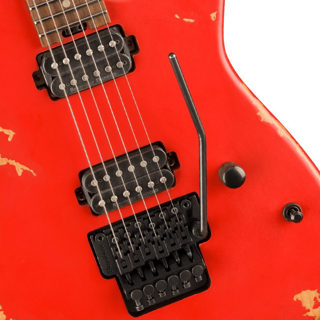 Charvel Pro Mod Relic San Dimas Style 1 HH FR PF Weathered Orange Electric Guitars Sky Music
