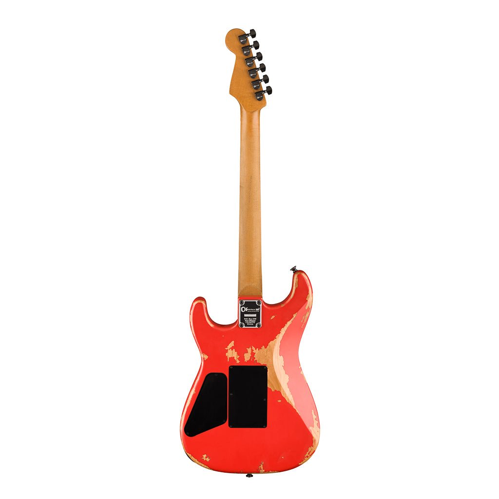 Charvel Pro Mod Relic San Dimas Style 1 HH FR PF Weathered Orange Electric Guitars Sky Music