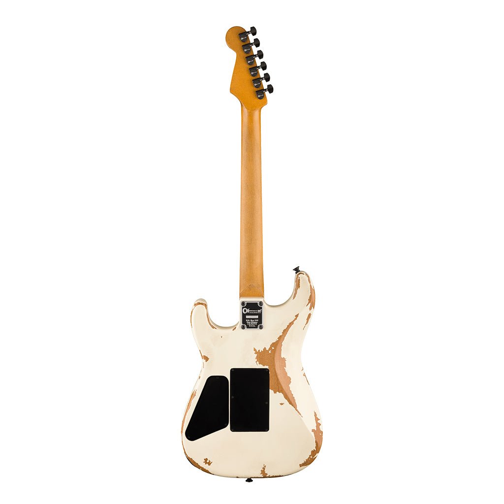 Charvel Pro Mod Relic San Dimas Style 1 HH FR PF Weathered White Electric Guitars Sky Music