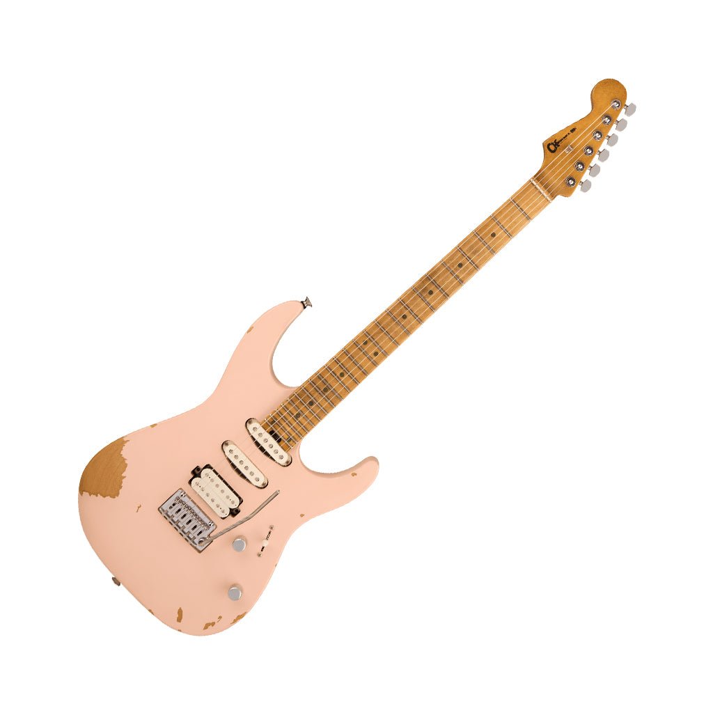 Charvel Pro Mod Rick Graham Signature DK24 2PT - Worn Shell Pink Electric Guitars Sky Music