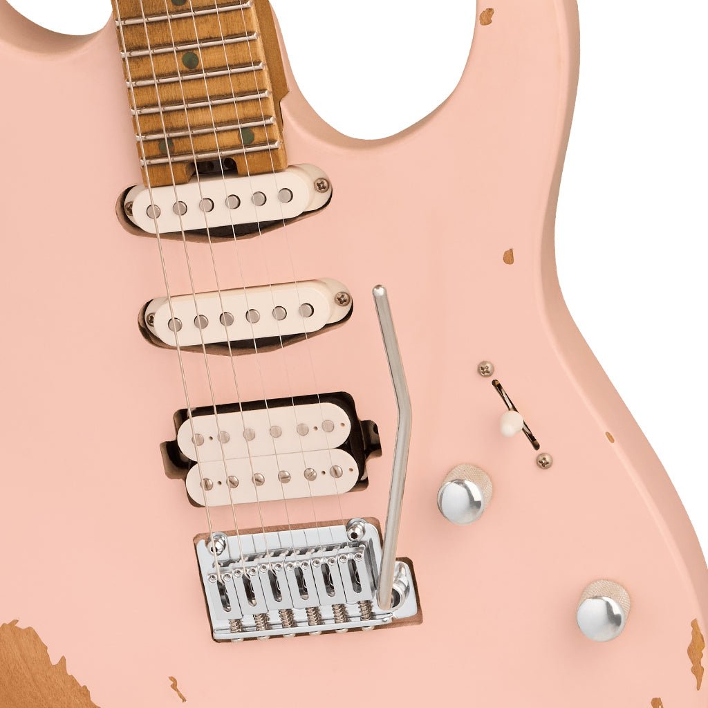 Charvel Pro Mod Rick Graham Signature DK24 2PT - Worn Shell Pink Electric Guitars Sky Music