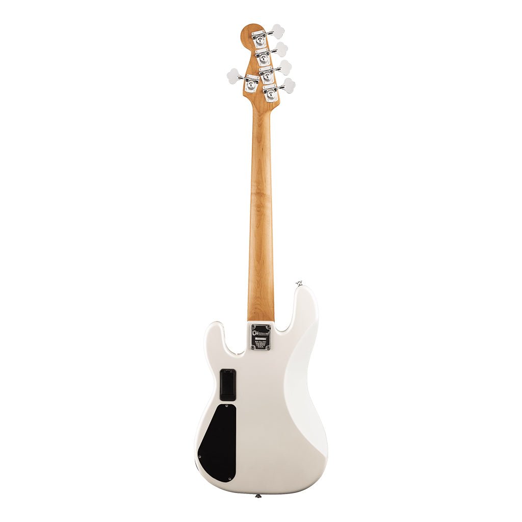 Charvel Pro-Mod San Dimas Bass PJ V, Caramelized Maple Fingerboard - Platinum Pearl Bass Guitars Sky Music