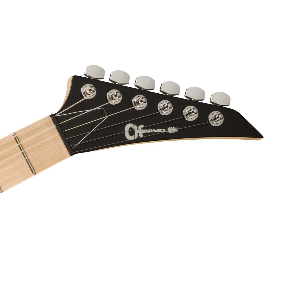 Charvel Super Stock SD1 H 2PT M with Maple Fingerboard - Silver Bengal Electric Guitars Sky Music