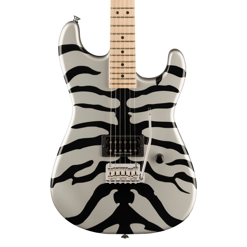Charvel Super Stock SD1 H 2PT M with Maple Fingerboard - Silver Bengal Electric Guitars Sky Music