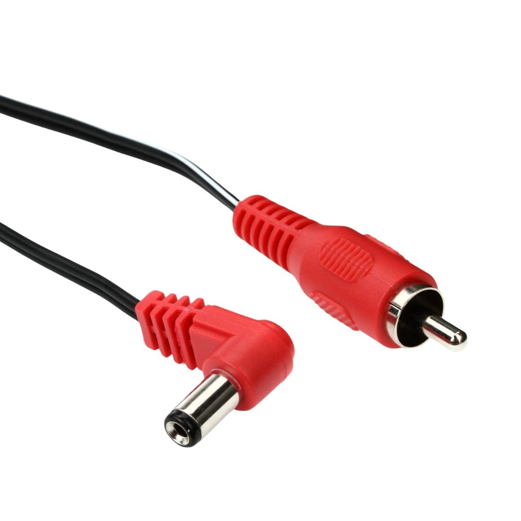 CIOKS 2050 Type 2 Flex Angled Power Cable - 20 inch, Red Power Sky Music