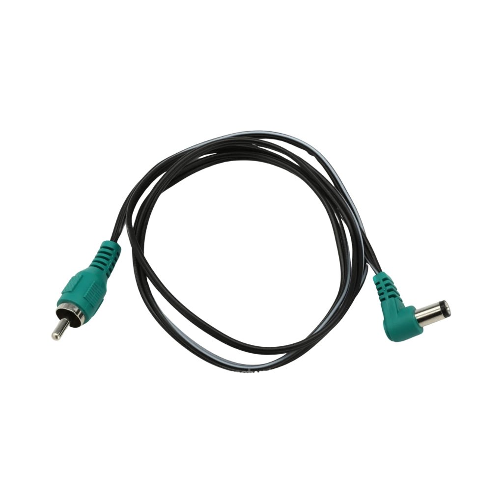 CIOKS 4080 Type 4 Flex Angled Power Cable - 31 inch, Green Power Sky Music