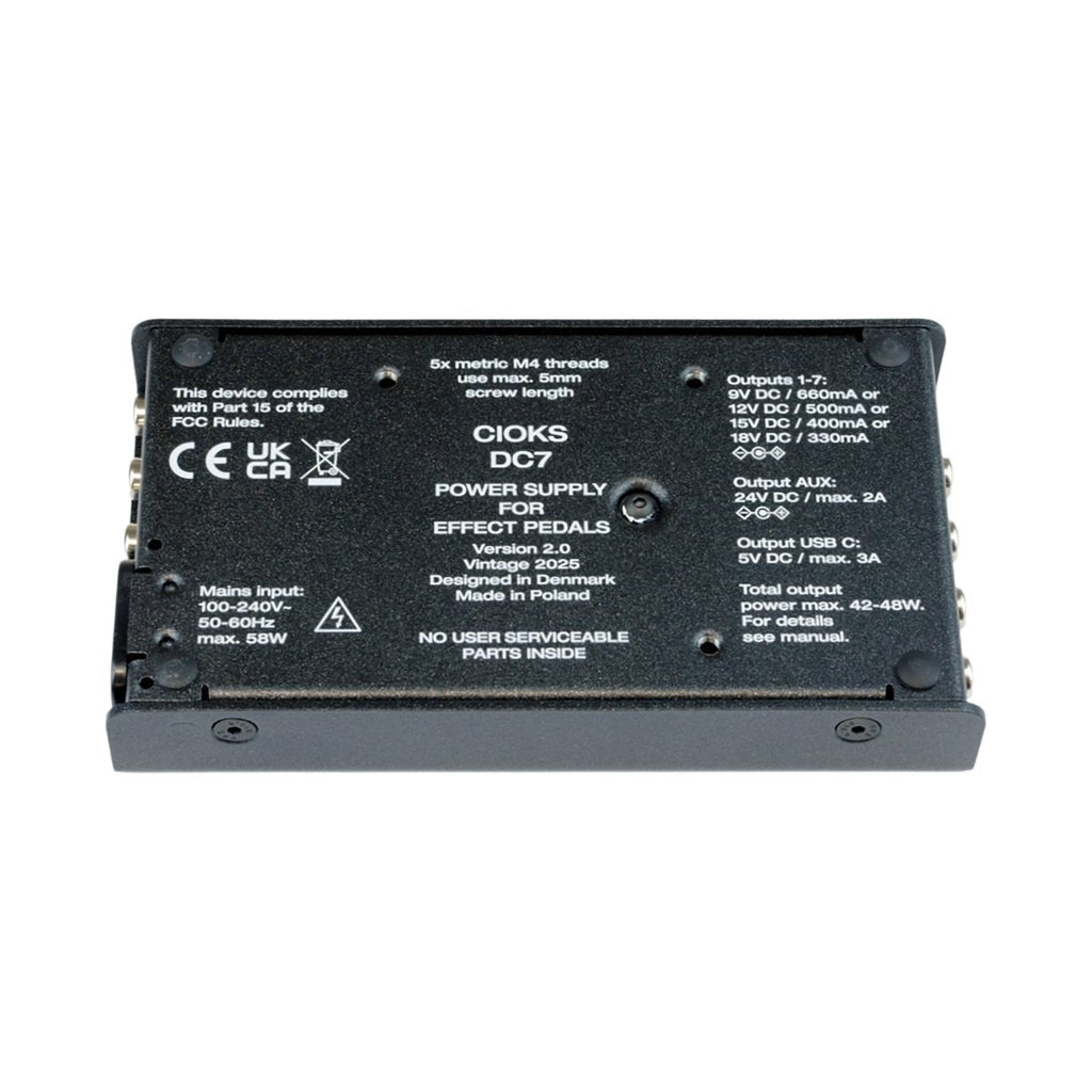 CIOKS DC7 v2 Pedal Power Supply Power Sky Music