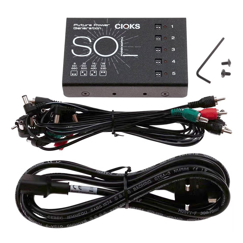 Cioks SOL 5 Isolated Outlet Compact Pedal Power Supply Power Sky Music