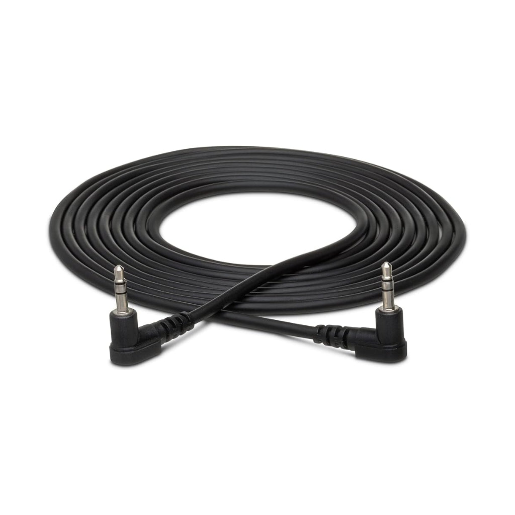 Hosa - Right-angle 3.5 mm TRS to Same TRS - Stereo Cable 3ft