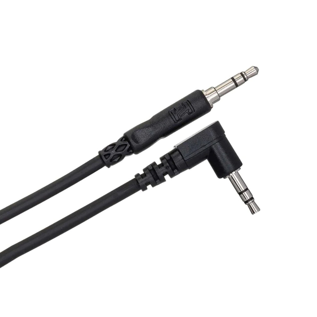 Hosa - 3.5mm TRS to Right-angle 3.5mm TRS - Stereo Interconnect Cable 5ft