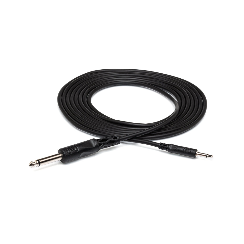 Hosa - 3.5 mm TS to 1/4 in TS - Mono Interconnect 3ft