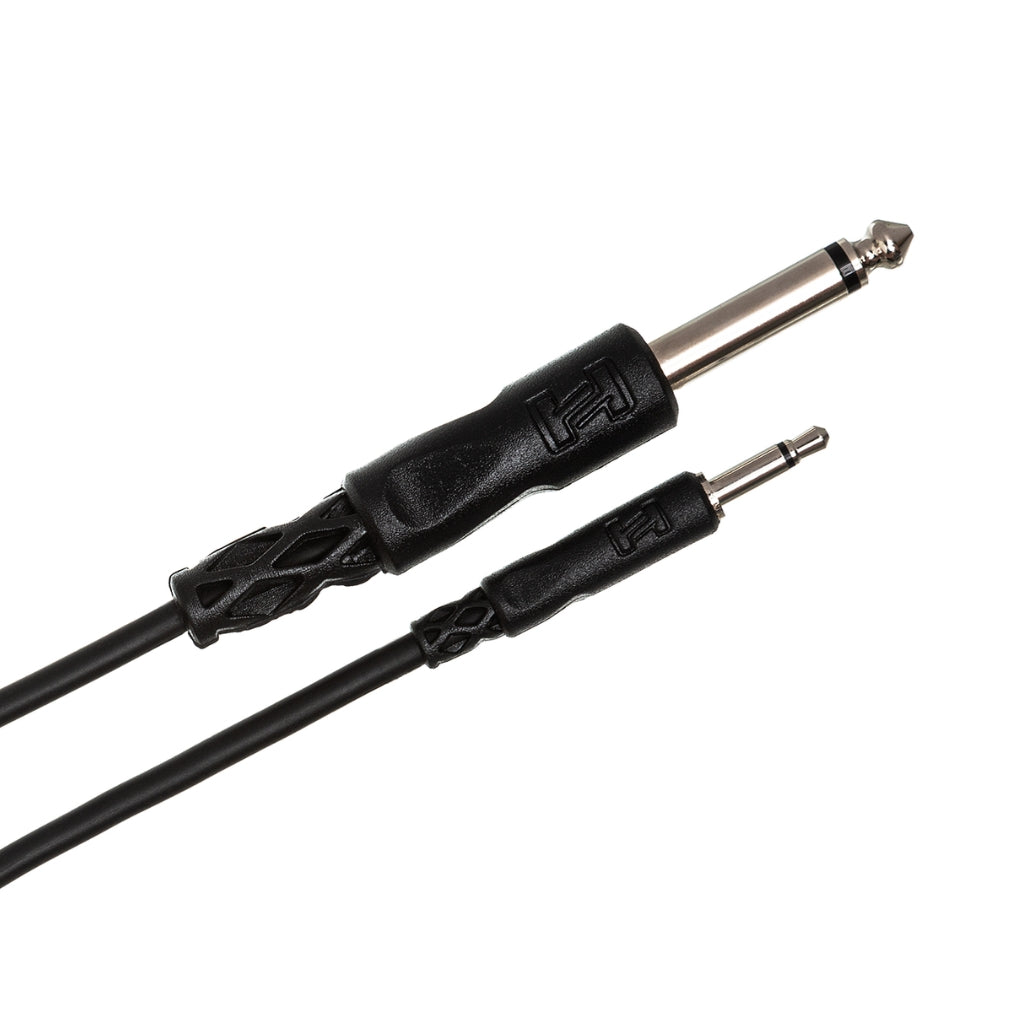 Hosa - 3.5 mm TS to 1/4 in TS - Mono Interconnect 3ft