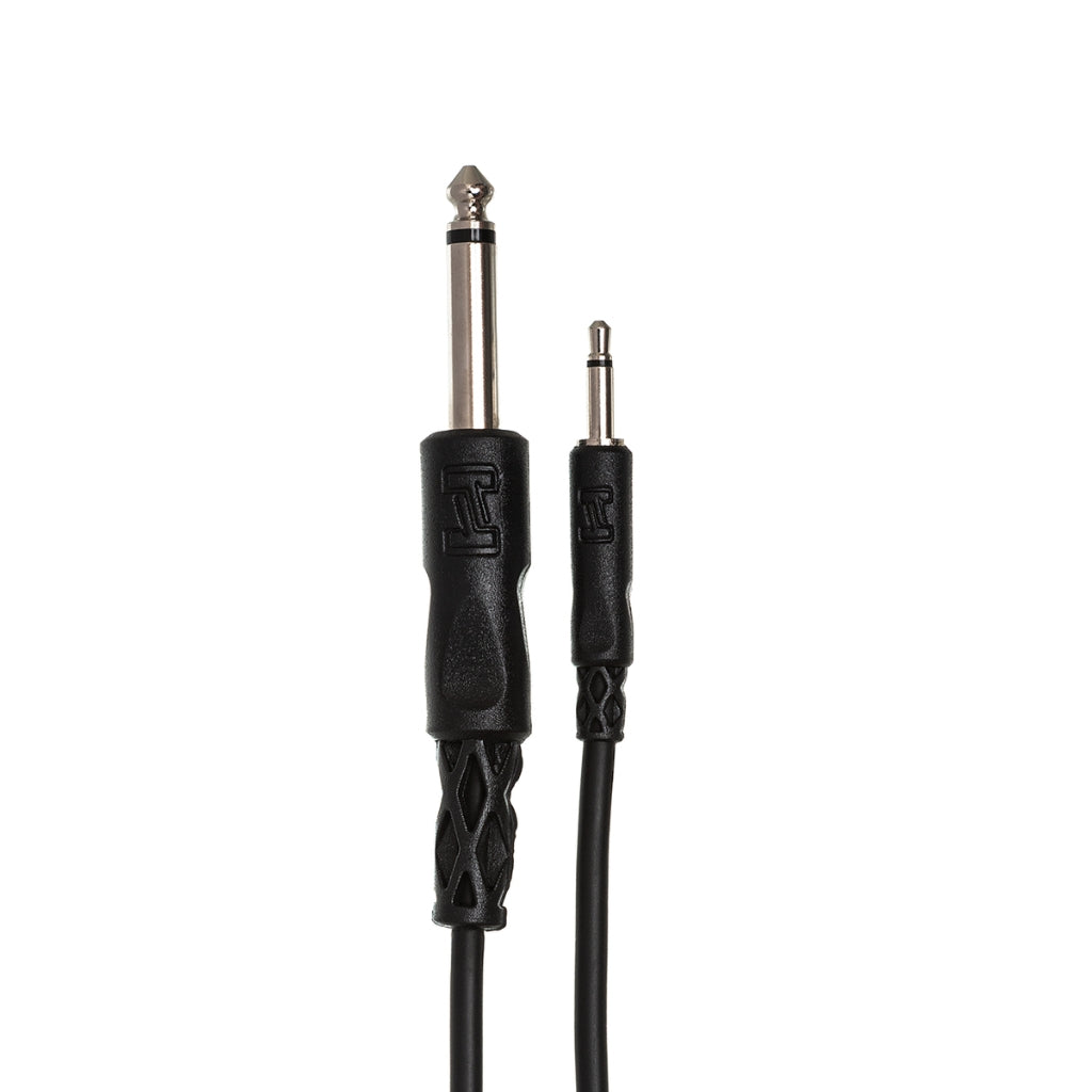 Hosa - 3.5mm TS to 1/4" TS - Mono Interconnect Cable 10ft