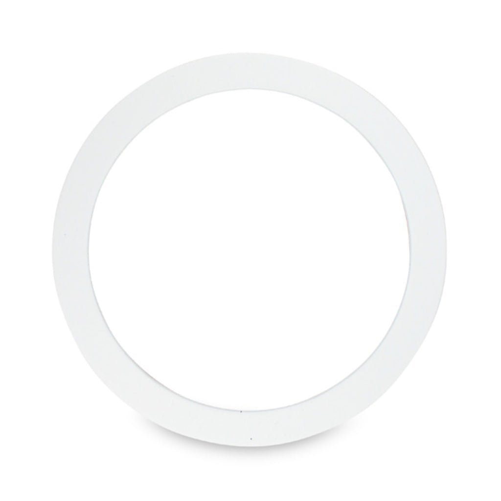 Code Bass Drum Port Hole Reinforcement Ring - 6 inch, White Drum Accessories Sky Music