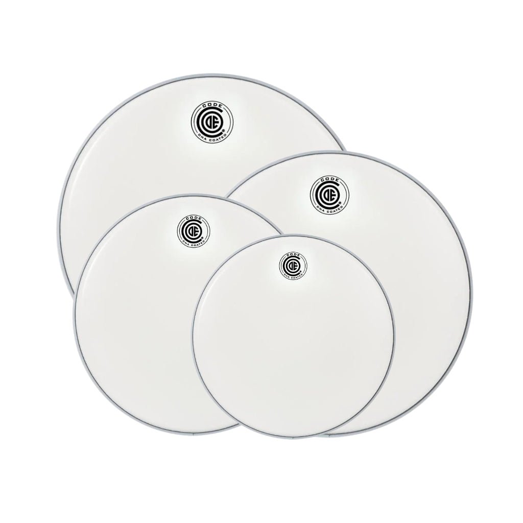 Code DNA Coated Fusion+ Pack with Free DNACT14CTD - 10/12/16 inch Drum Heads Sky Music
