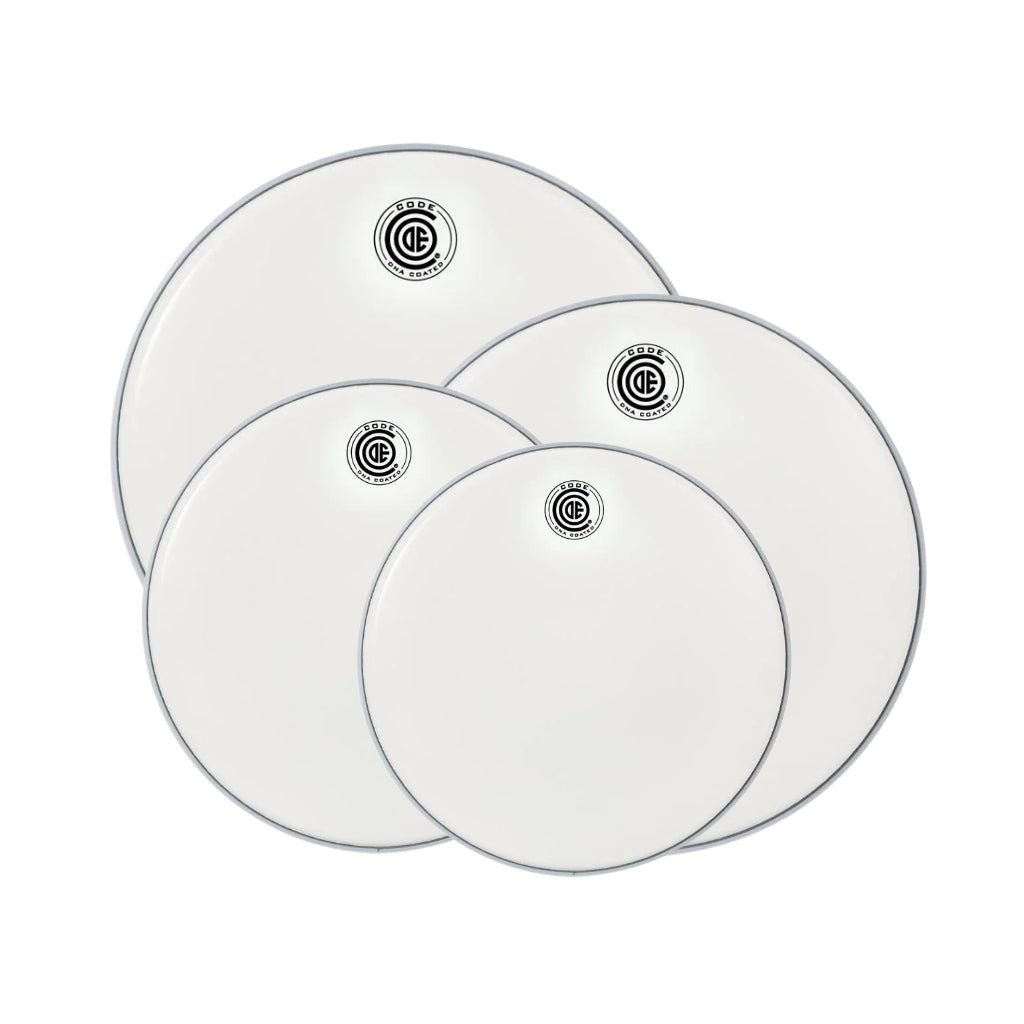 Code DNA Coated Rock Pack with Free DNACT14CTD - 12/13/16 inch Drum Heads Sky Music