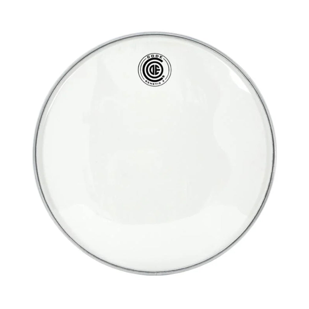Code Genetic 3 Clear Snare Side Drumhead - 12 inches Drum Heads Sky Music