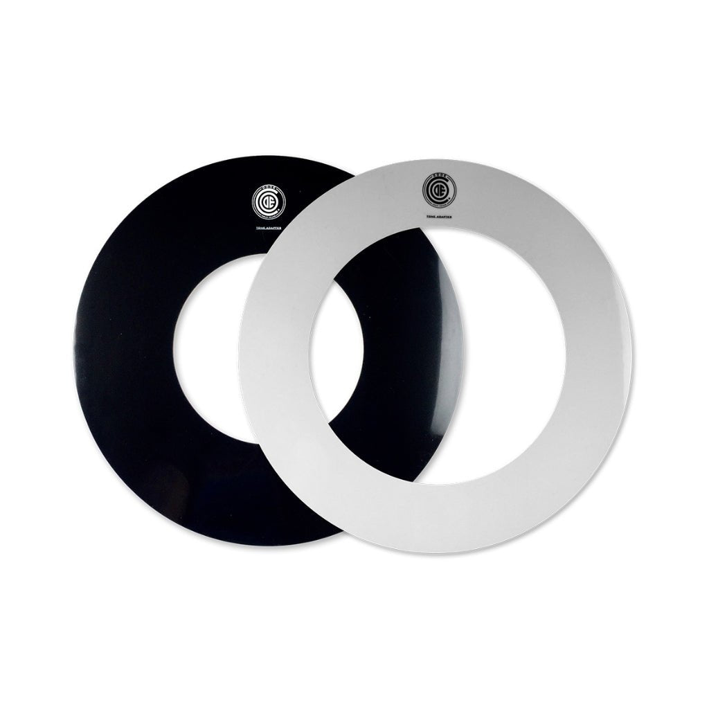 Code Tone Adaptor Rings - 14 inch, Black And White, 2pack Drum Accessories Sky Music