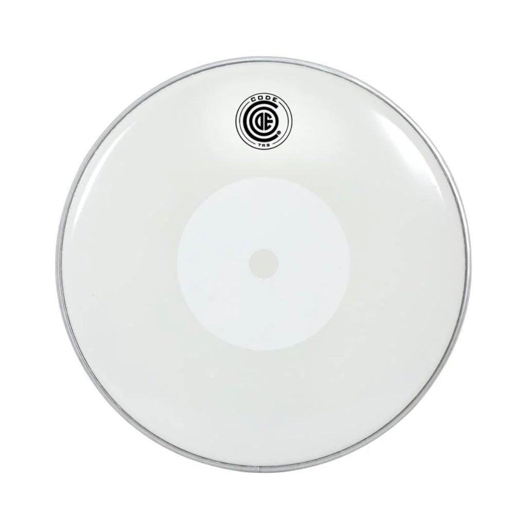 Code TRS Smooth White Twin Ply with White Dot Snare Drumhead - 14 inches Drum Heads Sky Music