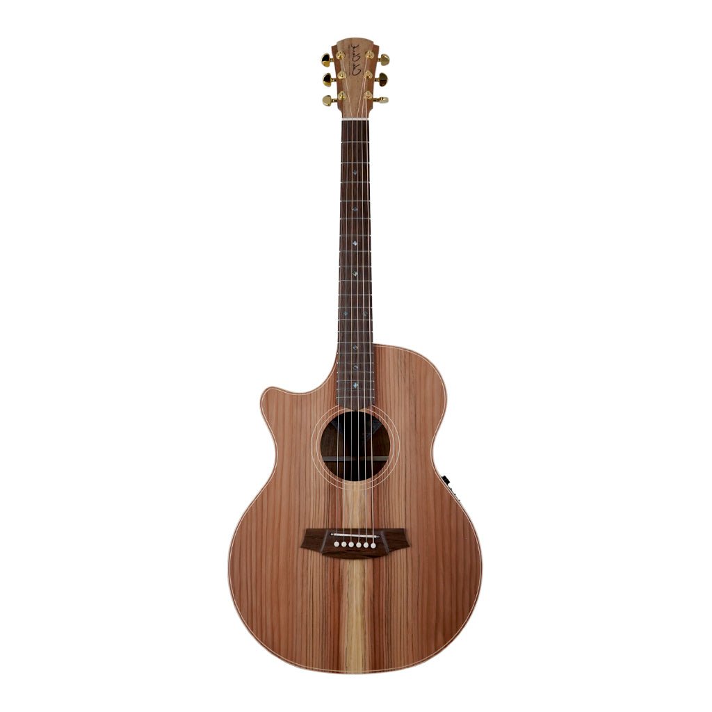 Cole Clark AN2EC Left Handed - Redwood Blackwood Acoustic Guitars Sky Music