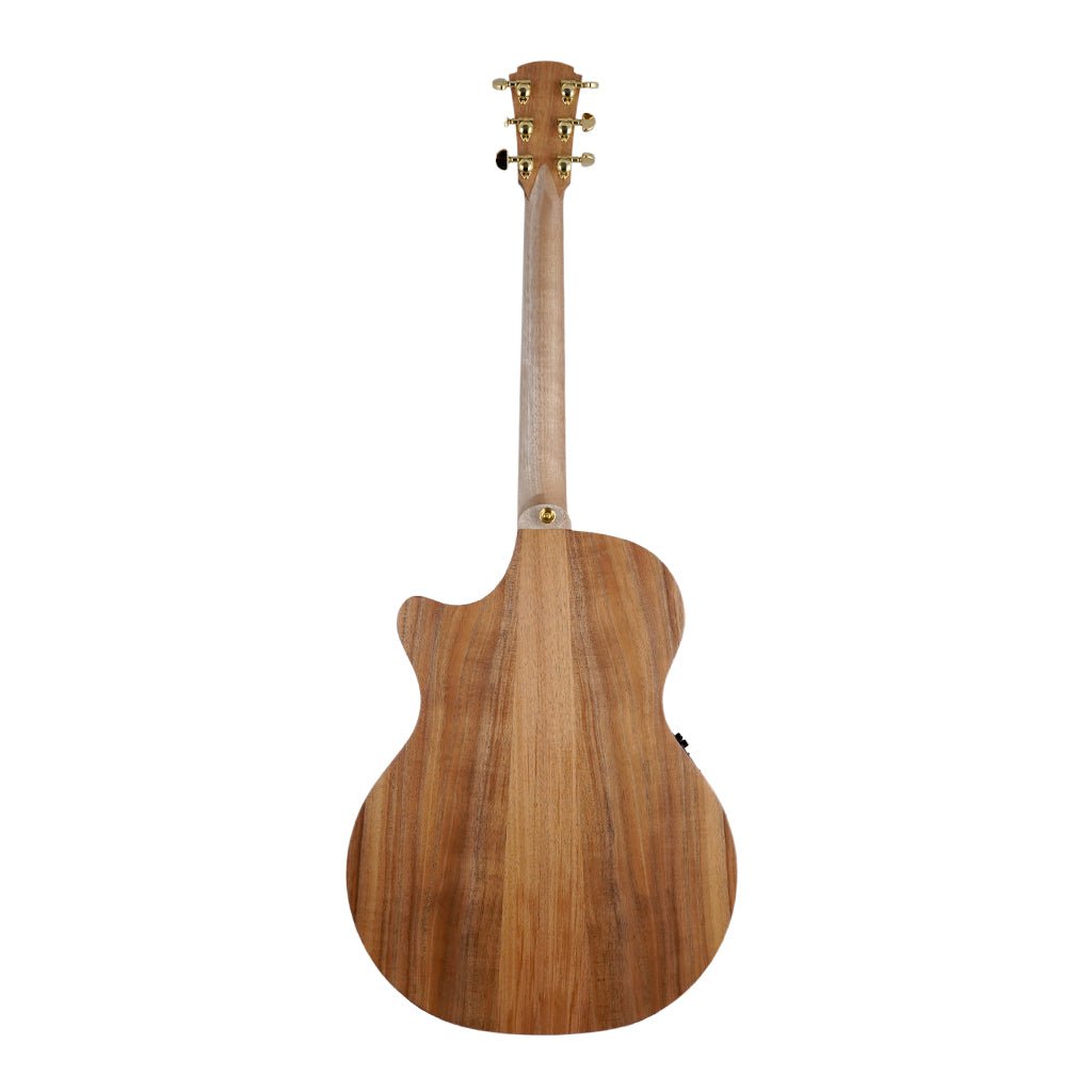 Cole Clark AN2EC-RDBL Grand Auditorium Cutaway - Redwood Blackwood Acoustic Guitars Sky Music
