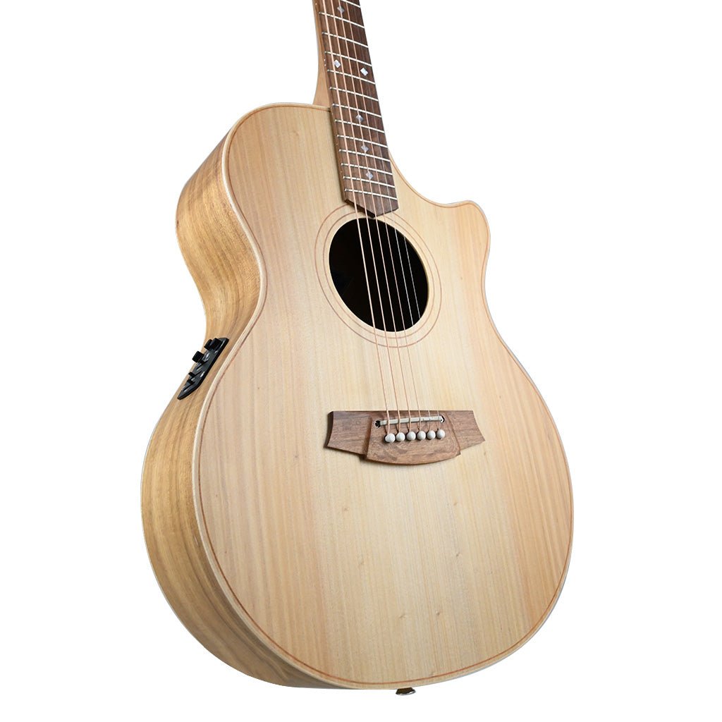 Cole Clark Angel 2 Cutaway - Bunya Blackwood - She Oak | Acoustic Guitars | CCAN2EC-BB Acoustic Guitars Sky Music