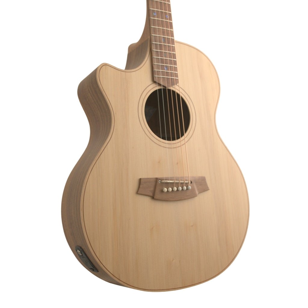 Cole Clark CCAN2EC-BB Angel Bunya Blackwood Left-Handed Acoustic Guitar Acoustic Guitars Sky Music