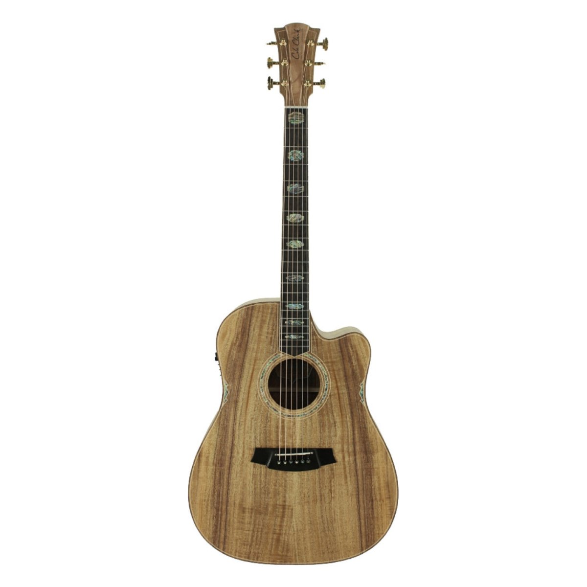 Cole Clark Fat Lady 3 Cutaway Acoustic-Electric Guitar - Blackwood Acoustic Guitars Sky Music