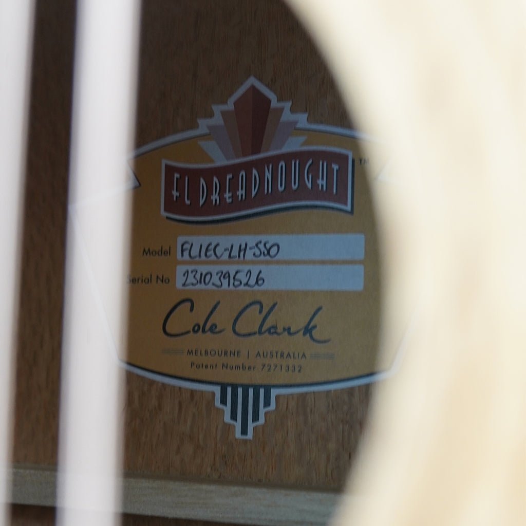 Cole Clark FL1EC Left Handed - Southern Silky Oak Acoustic Guitars Sky Music