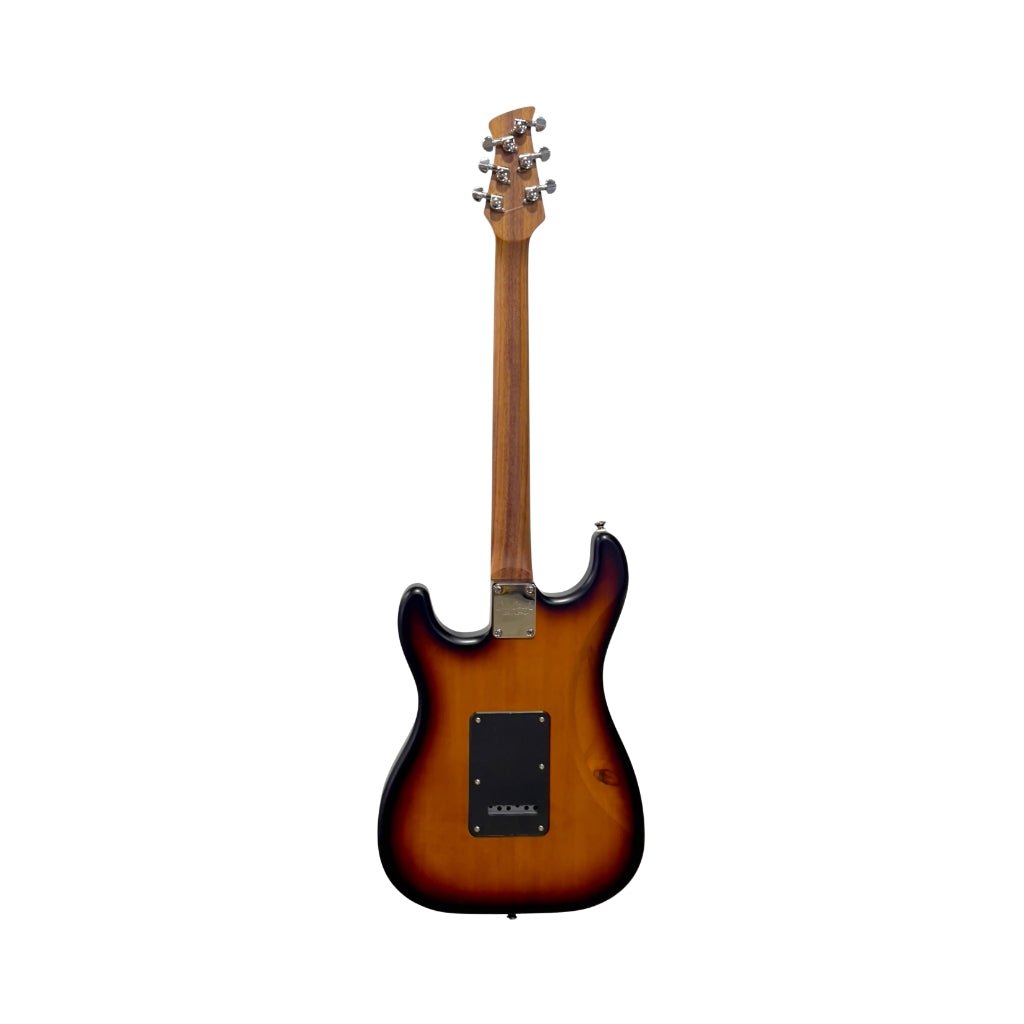 Cole Clark Hollow Baby HSS Blackwood Plate SUNB188 Electric Guitar - Sunburst Electric Guitars Sky Music