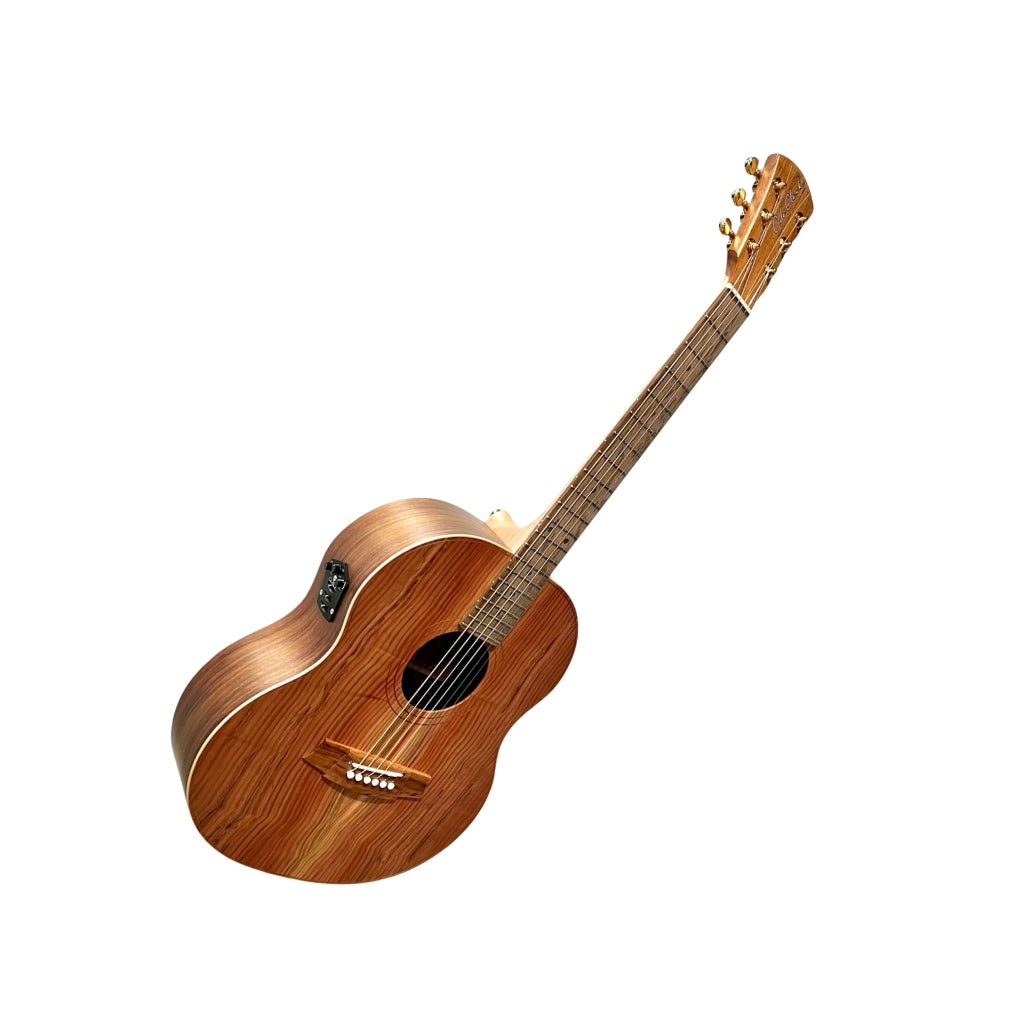 Cole Clark Little Lady 2 Mini Travel Acoustic/Electric Guitar - Redwood/Blackwood Acoustic Guitars Sky Music