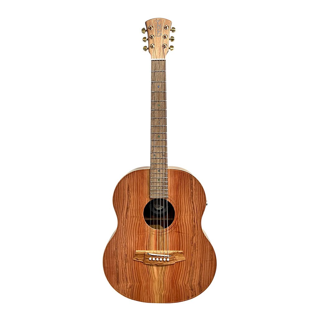 Cole Clark LL2E Mini Left Handed - Redwood Blackwood Acoustic Guitars Sky Music