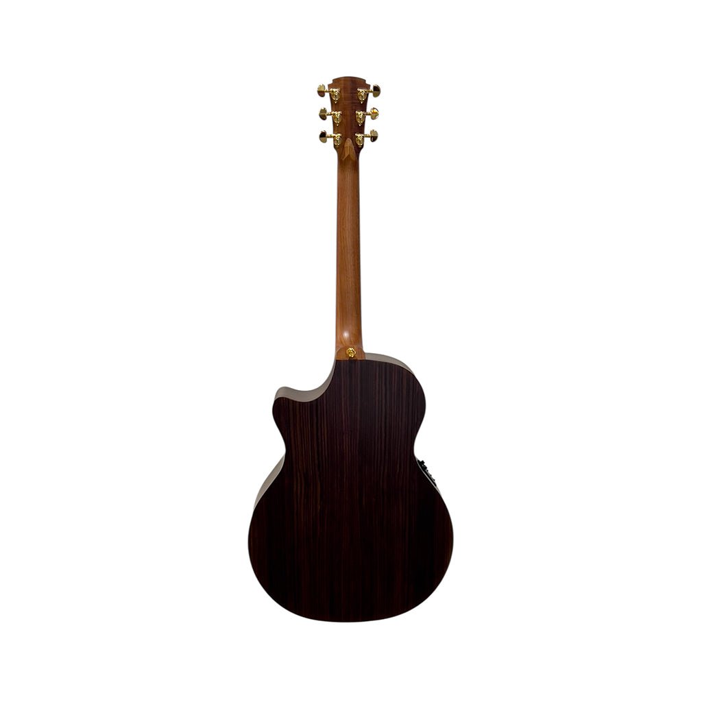 Cole Clark Recording Grand Auditorium Ebony Fingerboard - All Rosewood Acoustic Guitars Sky Music