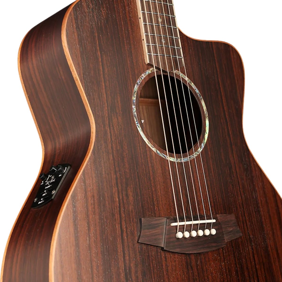 Cole Clark SAN1EC-RR Studio Series Acoustic-Electric Guitar - All Rosewood Acoustic Guitars Sky Music