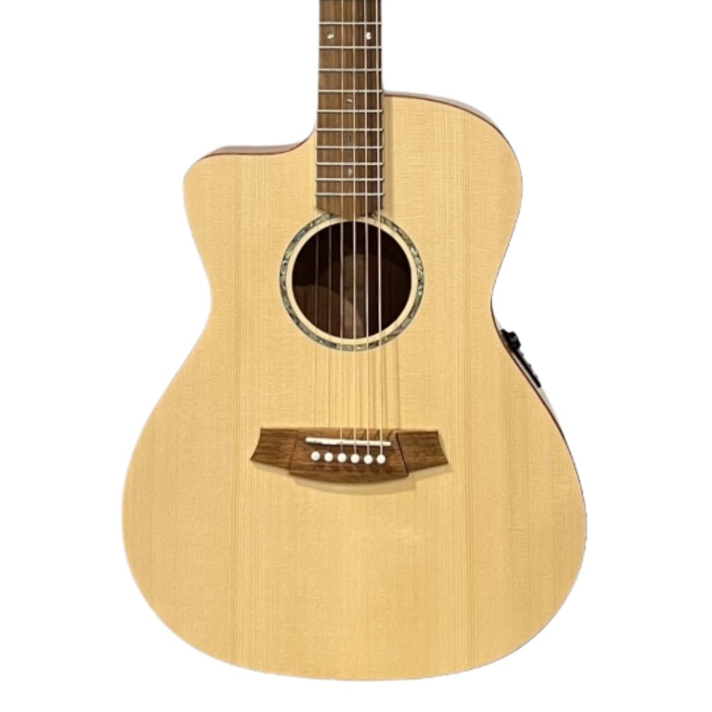 Cole Clark SAN1EC-SMAH Left Hand Studio GA Acoustic-Electric Guitar Acoustic Guitars Sky Music