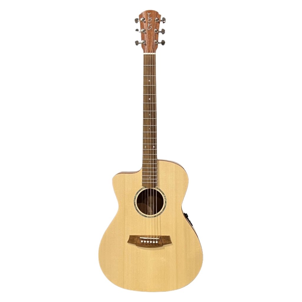 Cole Clark SAN1EC-SMAH Left Hand Studio GA Acoustic-Electric Guitar Acoustic Guitars Sky Music