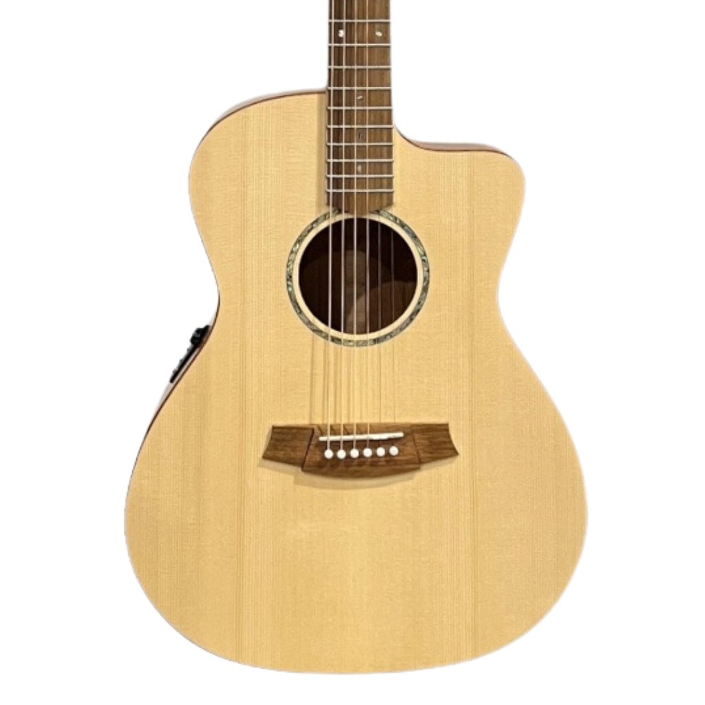 Cole Clark SAN1EC-SMAH Studio Grand Auditorium Spruce Mahogany Acoustic Guitars Sky Music