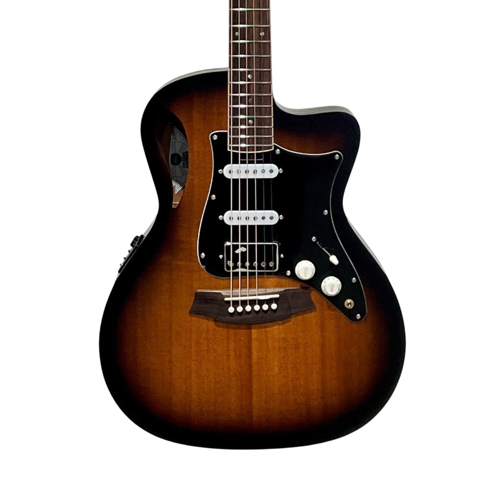 Cole Clark STL1EC-MMAH-HSS True Hybrid Studio All Mahogany Acoustic/Electric Guitar Acoustic Guitars Sky Music