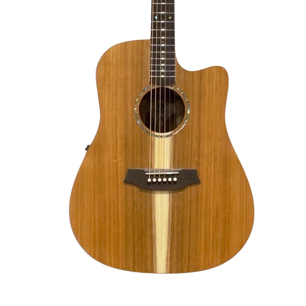 Cole Clark Studio Dreadnought All Solid Australian Blackwood Acoustic-Electric Guitar - Made China & Australia Acoustic Guitars Sky Music