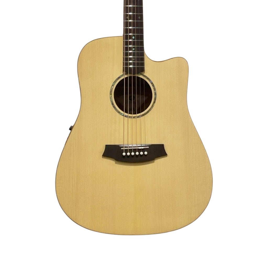 Cole Clark Studio Dreadnought Spruce Mahogany Top African Mahogany Back &amp; Sides w/Cutaway Acoustic-Electric Guitar Acoustic Guitars Sky Music