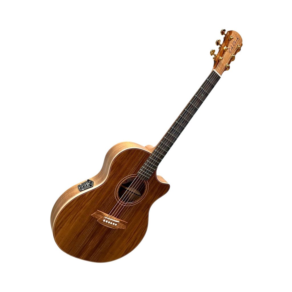 Cole Clark Thinline Cutaway Acoustic/Electric Guitar - All Blackwood, Rosewood Fingerboard Acoustic Guitars Sky Music