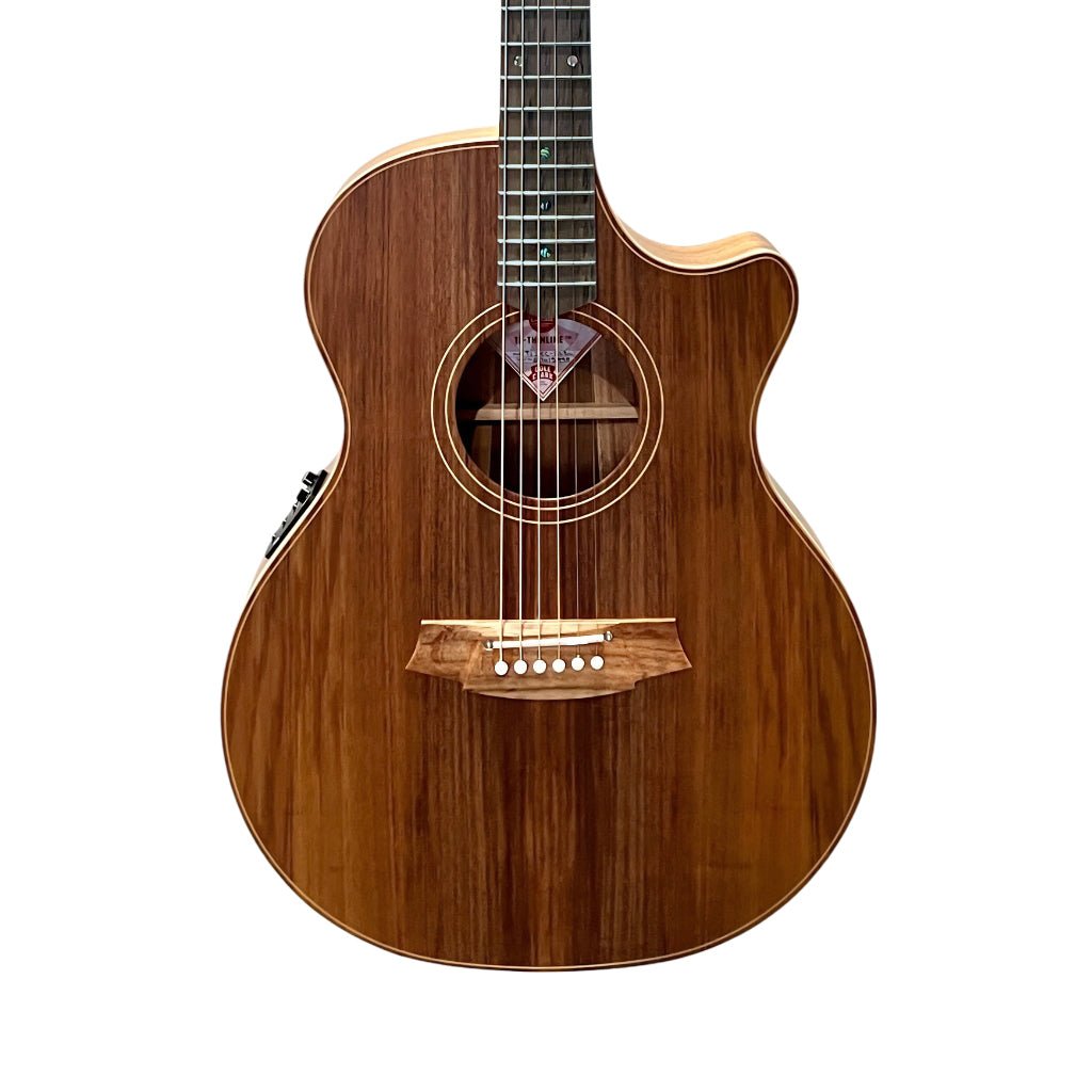 Cole Clark Thinline Cutaway Acoustic/Electric Guitar - All Blackwood, Rosewood Fingerboard Acoustic Guitars Sky Music