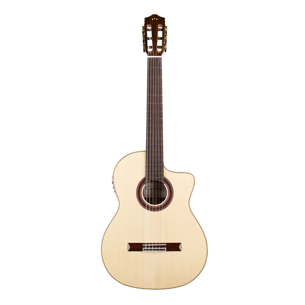 Cordoba GK Studio Negra Nylon String Acoustic-Electric Guitar - Spruce Classical Guitars Sky Music
