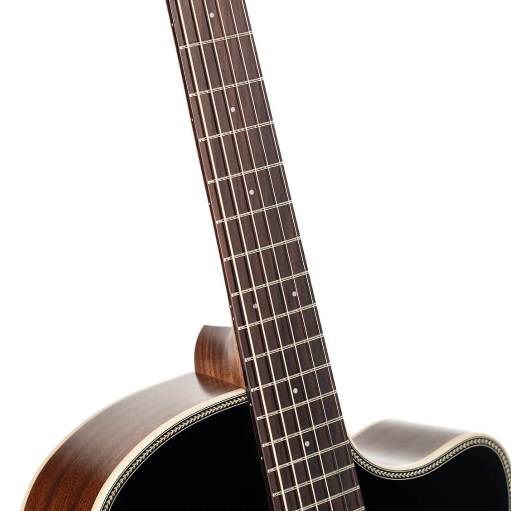 Cort Essence GA4 Acoustic Guitar - Black Top Semi Gloss Acoustic Guitars Sky Music