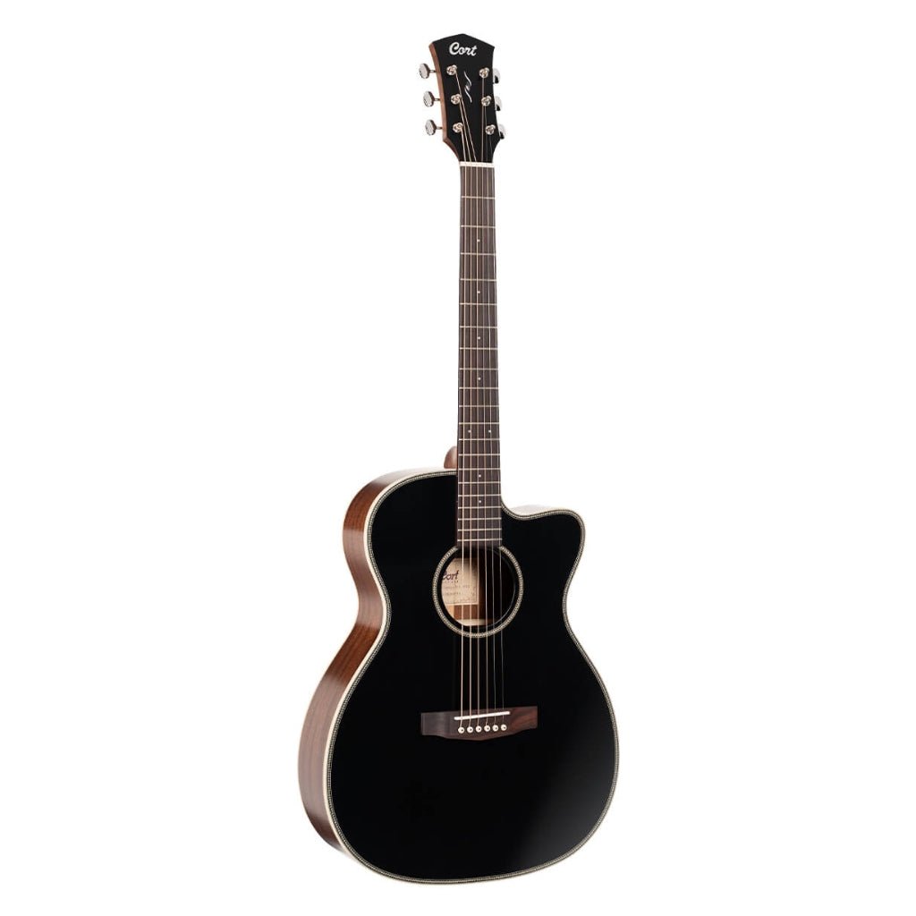 Cort Essence OC4 Acoustic Guitar - Black Top Semi Gloss Acoustic Guitars Sky Music