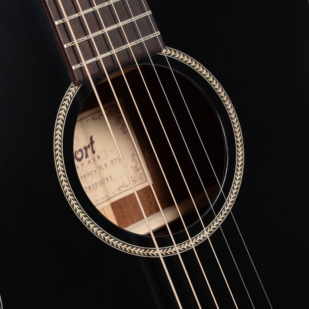 Cort Essence OC4 Acoustic Guitar - Black Top Semi Gloss Acoustic Guitars Sky Music