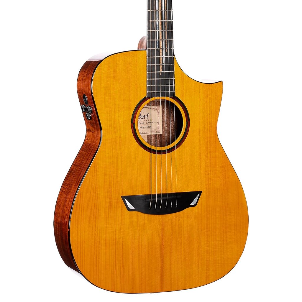 Cort Frank Gambale Luxe II Nat Signature Guitar With Case Acoustic Guitars Sky Music
