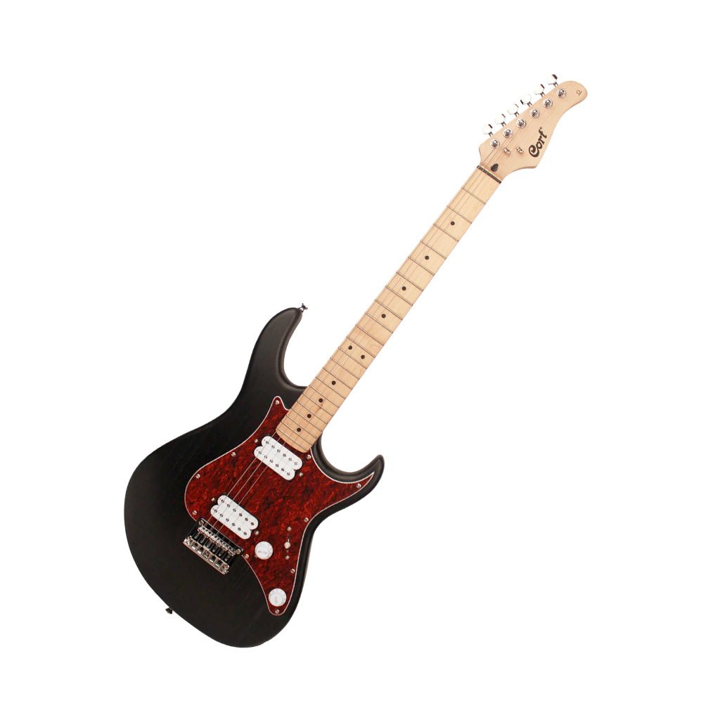 Cort G100 HH Electric Guitar - Open Pore Black Electric Guitars Sky Music