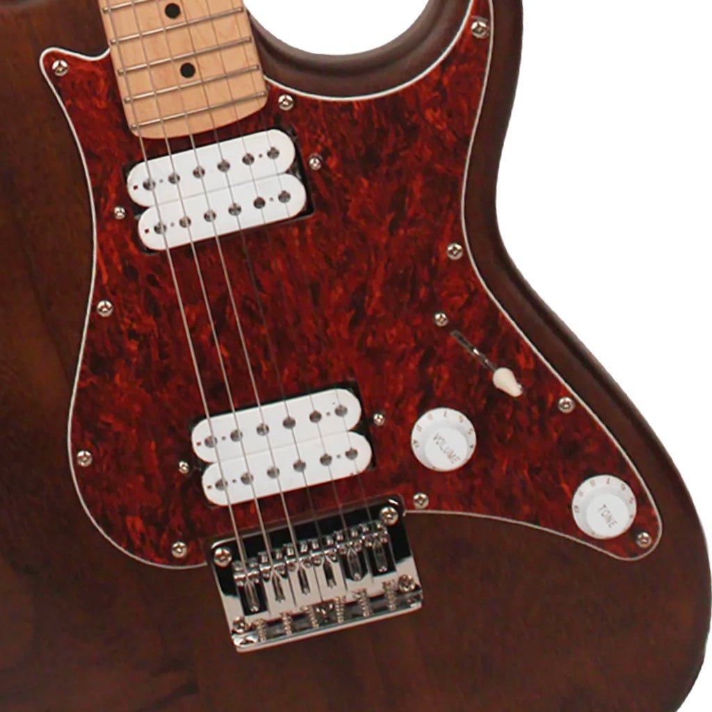 Cort G100 HH Electric Guitar - Open Pore Walnut Electric Guitars Sky Music