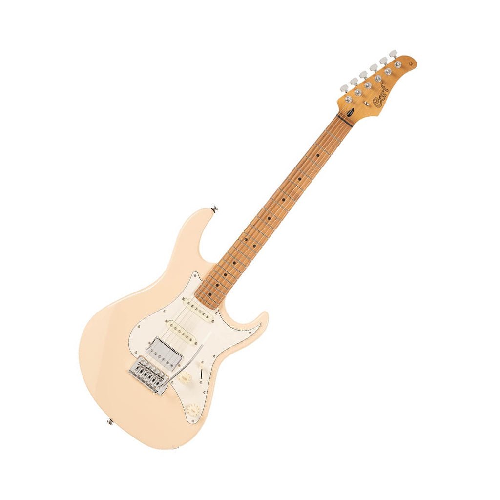 Cort G200SE HSS Roasted Maple Neck Electric Guitar - Aged Cream Electric Guitars Sky Music